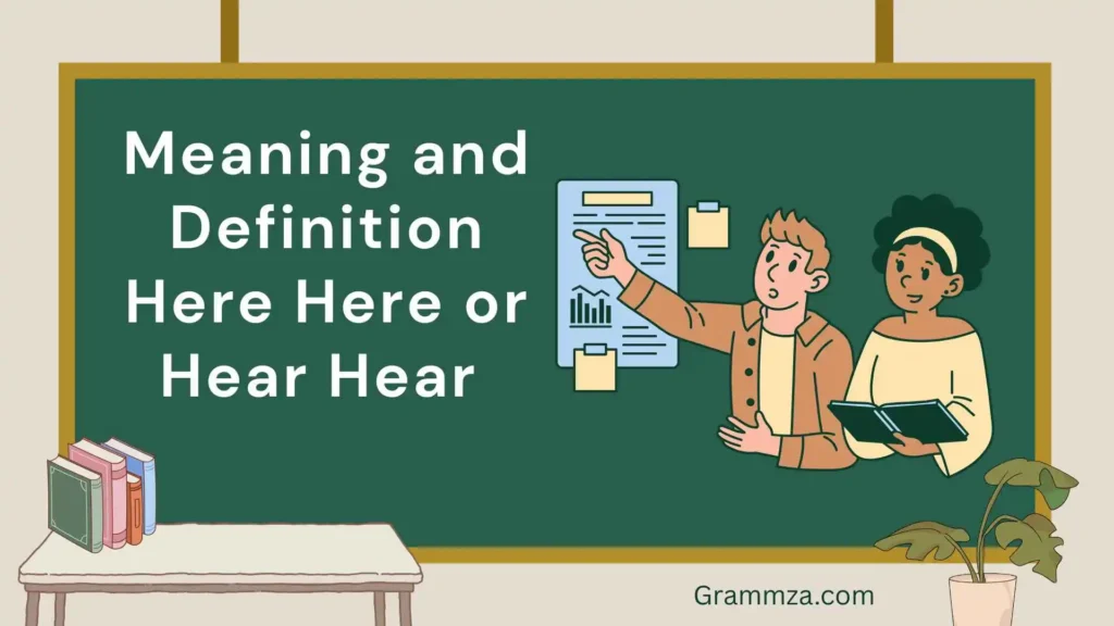 Meaning and Definition of Each Word