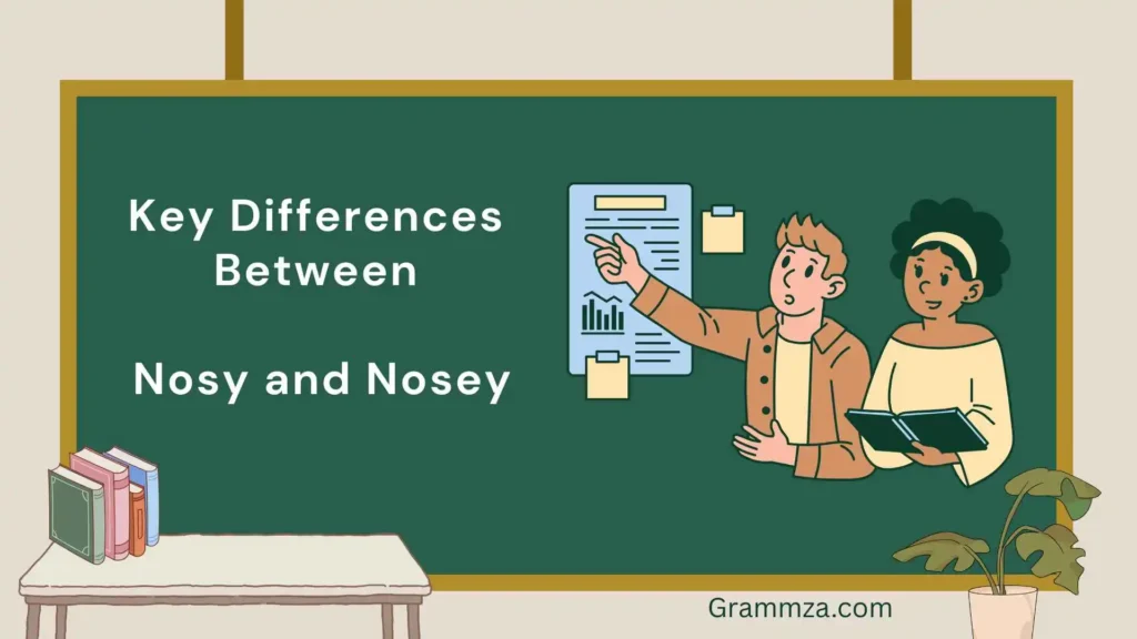 Key Differences Between Nosy and Nosey